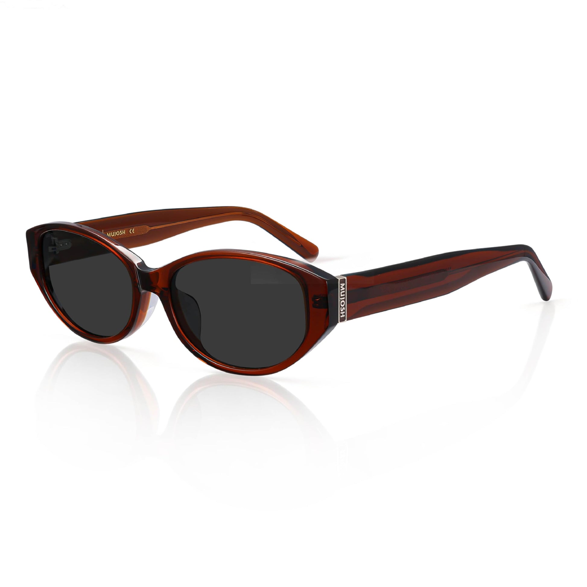 Vintage Narrow Cat-Eye Sunglasses for Women Men, Exclusive Eyewear Brand of EssilorLuxottica
