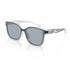 Futuristic Narrow Sunglasses for Women Men, Lightweight TR90 One-Piece Bent Lens, Exclusive Brand of EssilorLuxottica