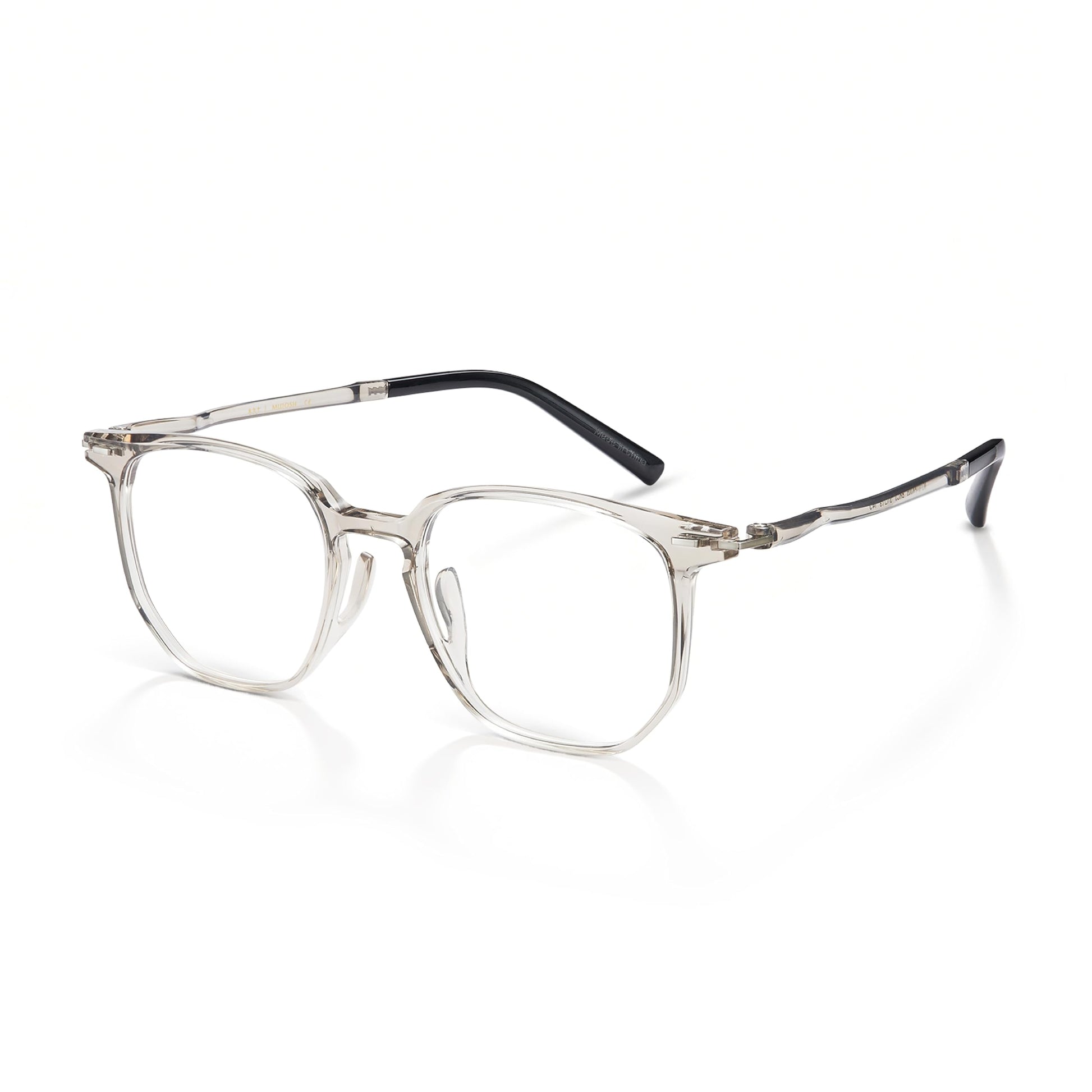 Ultem 9.6g Glasses Frames for Women Men, Lightweight Geometric Square Eyewear with Mortise-Tenon Hinge, Fashion Optical Frame