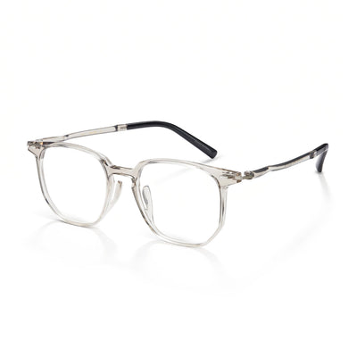 MUJOSH Ultem square eyeglasses in ppsu, 9.6g, mortise-tenon hinge