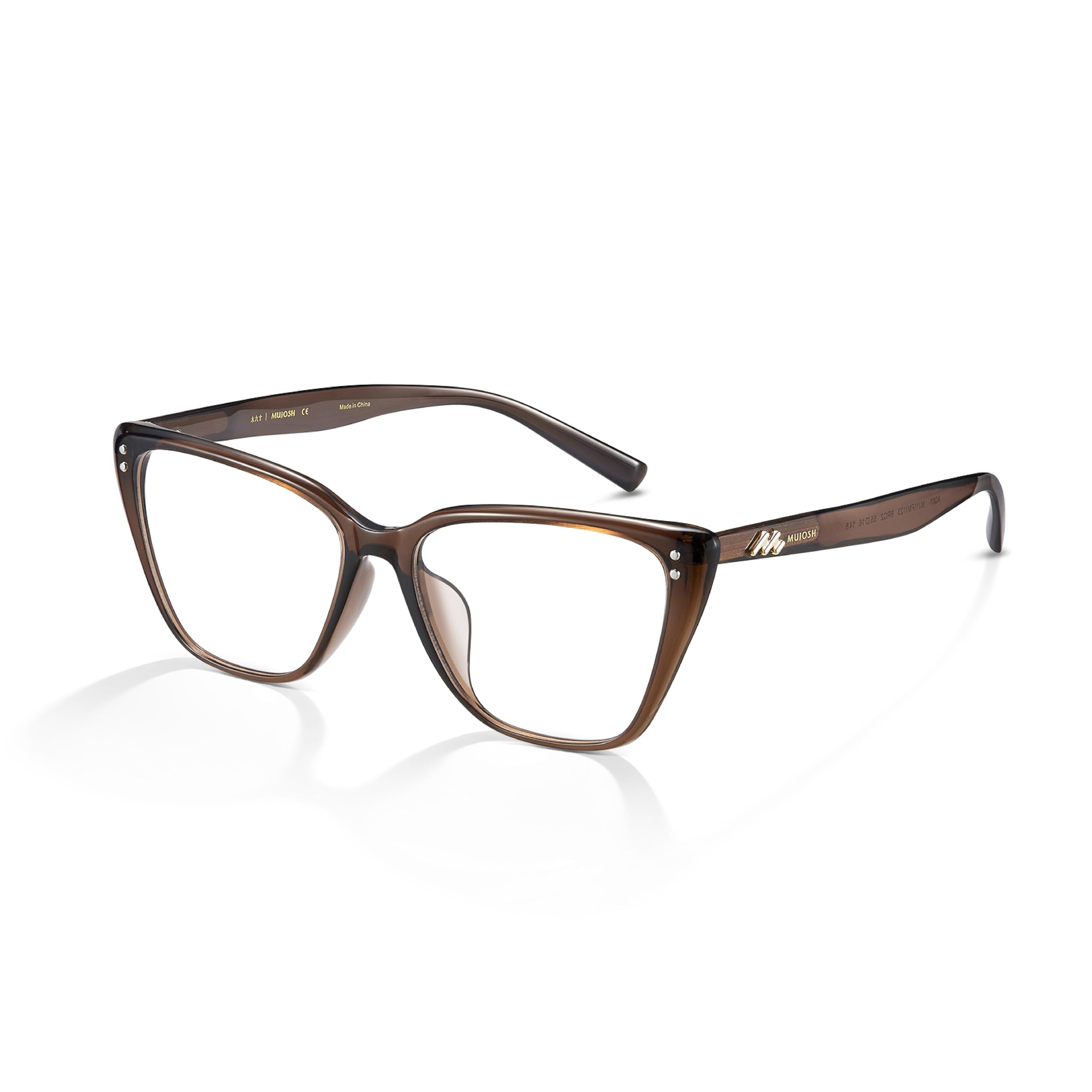 Trendy Diamond Cat-Eye Lightweight Prescription Eyeglass Frames, Exclusive Eyewear Brand of EssilorLuxottica