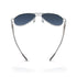 Titanium Aviator Sunglasses for Men Women, Lightweight 19.8g AQUA Hybrid Frame Polarized Shades, Anti-Oil UV400 Double Bridge