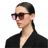 Retro Round Square Sunglasses for Women Men, Vintage Shades UV400 Protection, Exclusive Brand of EssilorLuxottica