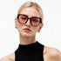 Square Folding Sunglasses for Women Men UV Protection Anti-Glare, Exclusive Eyewear Brand of EssilorLuxottica