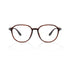 Lightweight 12.9g Crown Frame Glasses for Men Women, Non Prescription Fashion Eyewear with Spring Hinges, Anti-Slip Clear Gla