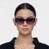 Vintage Narrow Cat-Eye Sunglasses for Women Men, Exclusive Eyewear Brand of EssilorLuxottica