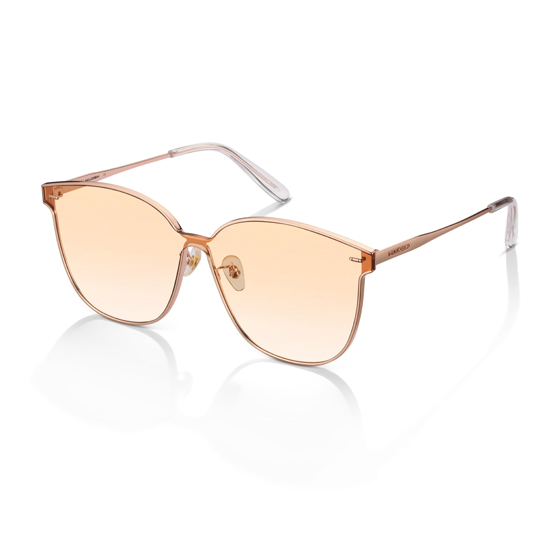 Stylish Oversized Sunglasses for Women Men, Seamless Floating Mono-Lens, Lightweight for Driving, Vacation & Fashion Accessor