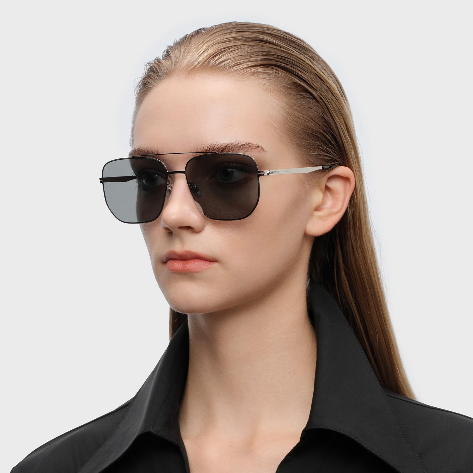 Retro Trendy Classic Aviator Sunglasses for Men Lightweight, Exclusive Eyewear Brand of EssilorLuxottica