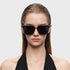 Retro Square Polarized Oversized Sunglasses UV400 Protection for Women Men