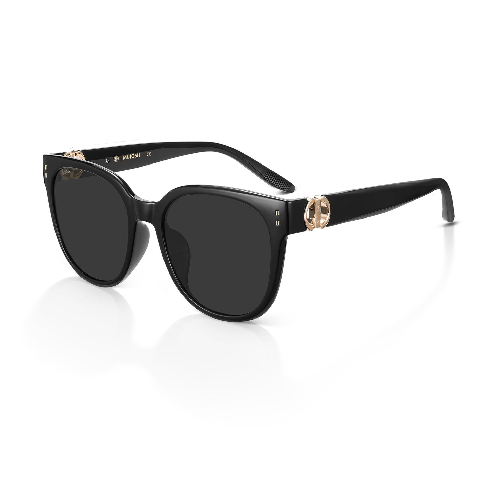 Retro Round Square Sunglasses for Women Men, Vintage Shades UV400 Protection, Exclusive Brand of EssilorLuxottica