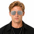 Geometric Polygon Aviator Sunglasses for Men Women, Lightweight Double Bridge Shades for Driving, Fishing & Fashion Accessori