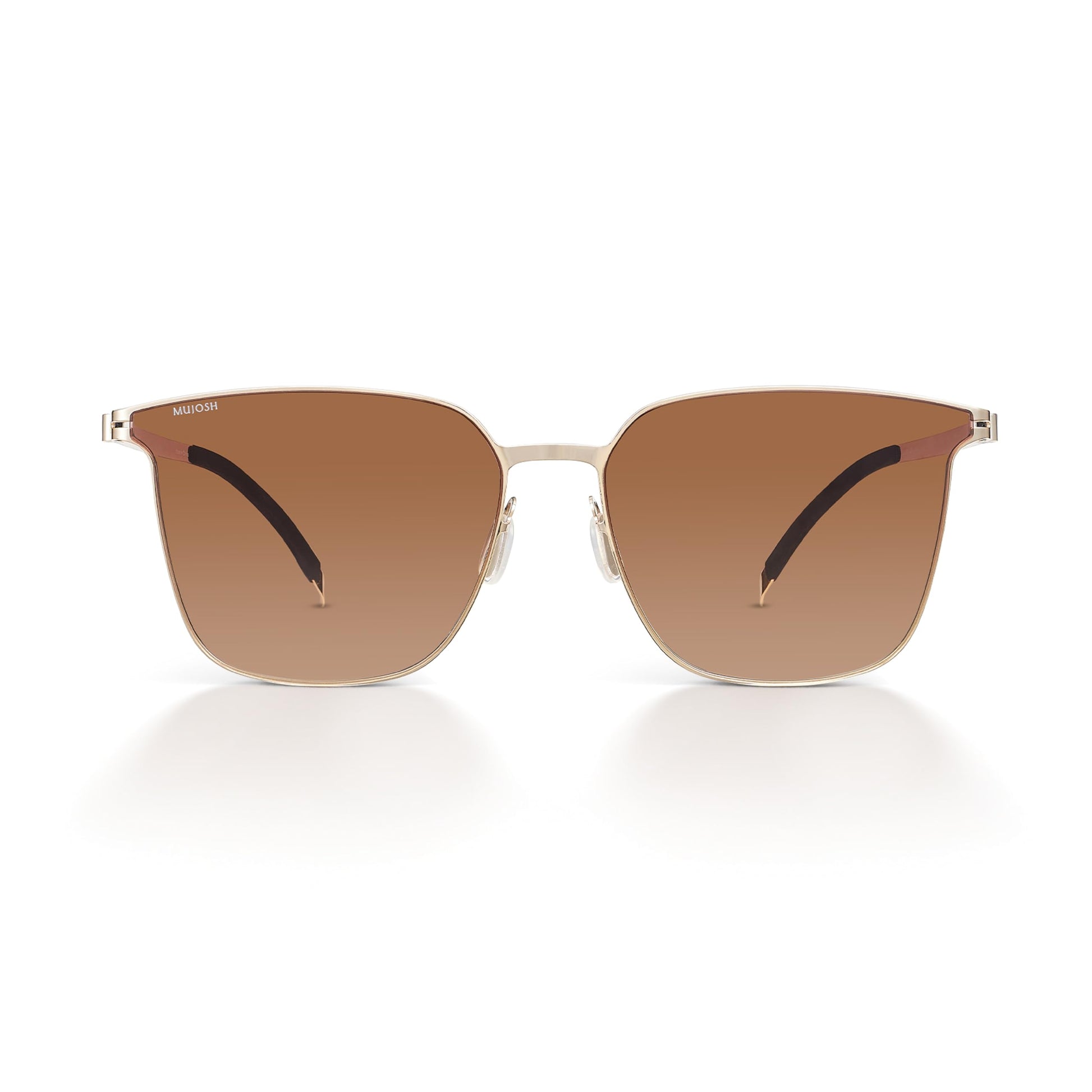 Screwless Polarized Cat-Eye Metal Shades Sunglasses for Women Men, Brand of EssilorLuxottica