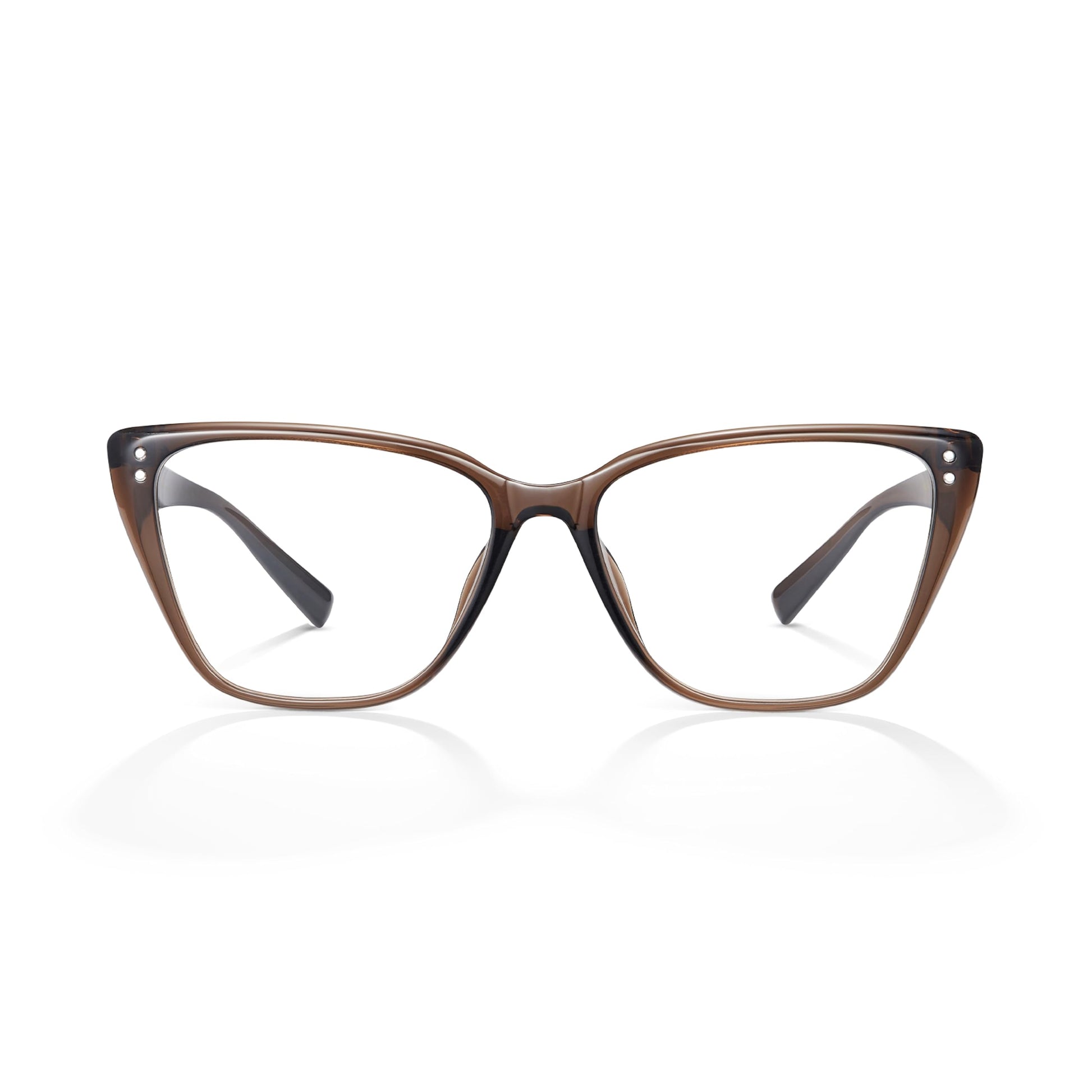 Trendy Diamond Cat-Eye Lightweight Prescription Eyeglass Frames, Exclusive Eyewear Brand of EssilorLuxottica
