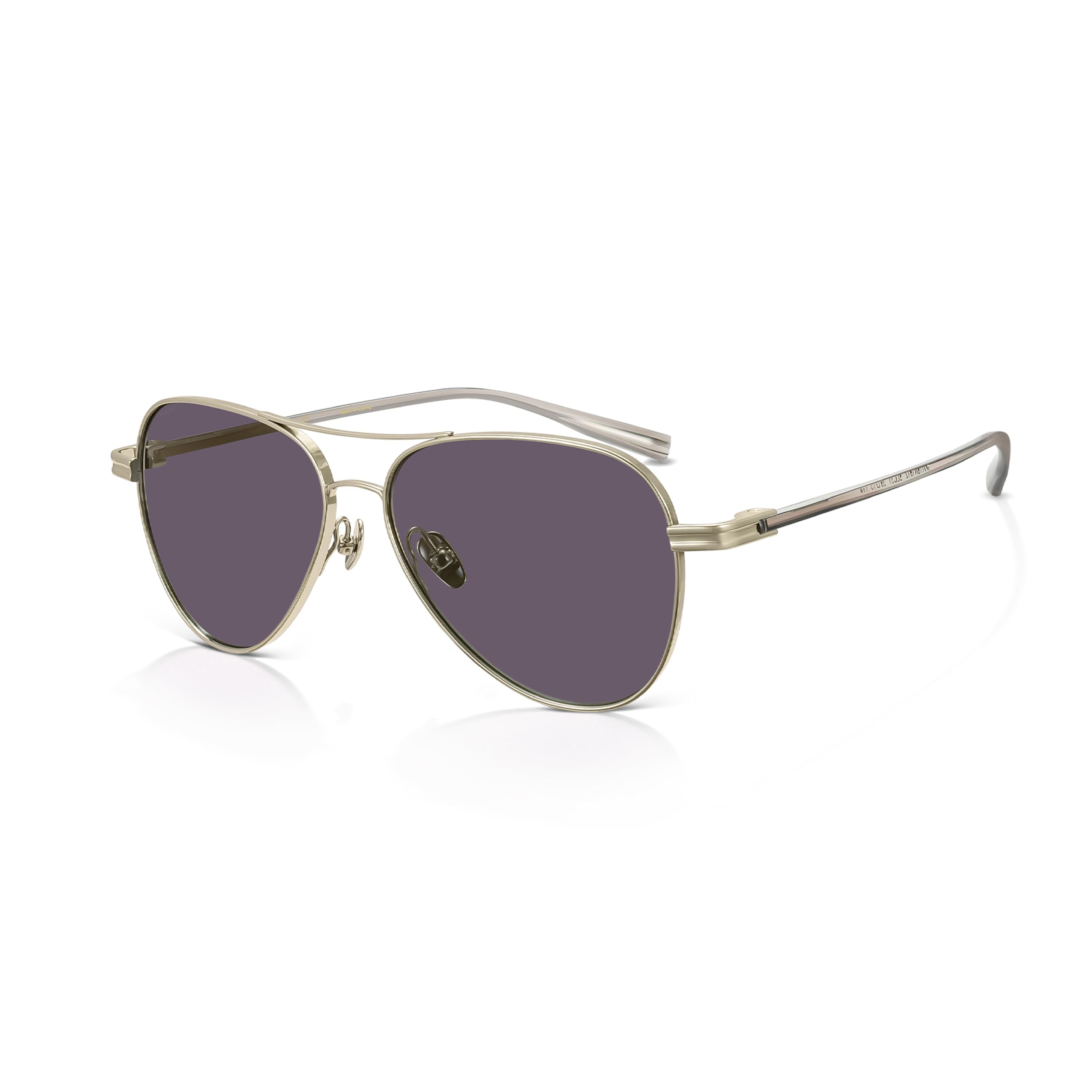 Titanium Aviator Sunglasses for Men Women, Lightweight 19.8g AQUA Hybrid Frame Polarized Shades, Anti-Oil UV400 Double Bridge