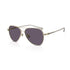 Titanium Aviator Sunglasses for Men Women, Lightweight 19.8g AQUA Hybrid Frame Polarized Shades, Anti-Oil UV400 Double Bridge
