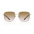 Trendy Oversized Square Sunglasses for Women Men, Retro Big Flat Lens UV Protection Shades, Brand of EssilorLuxottica
