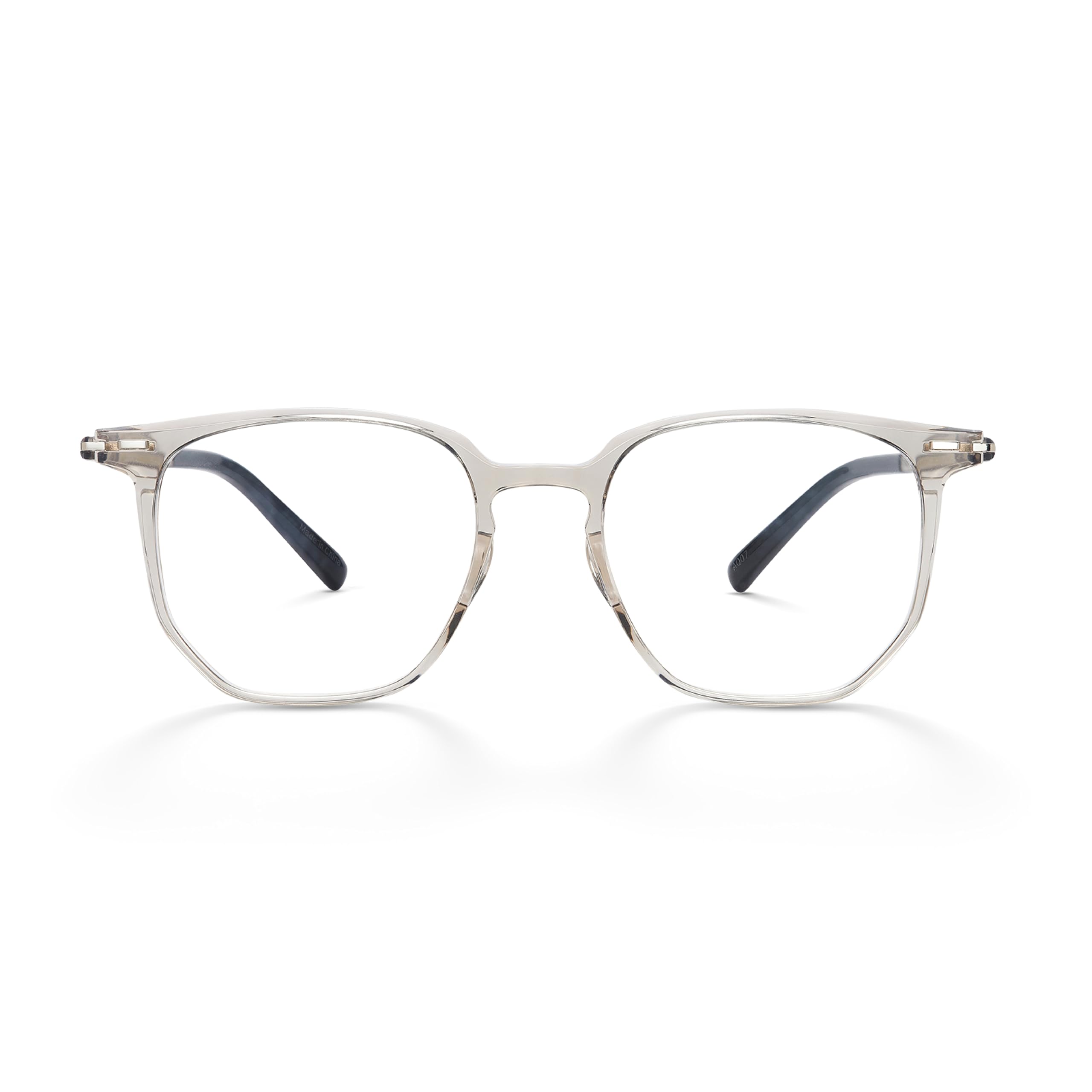 Ultem 9.6g Glasses Frames for Women Men, Lightweight Geometric Square Eyewear with Mortise-Tenon Hinge, Fashion Optical Frame