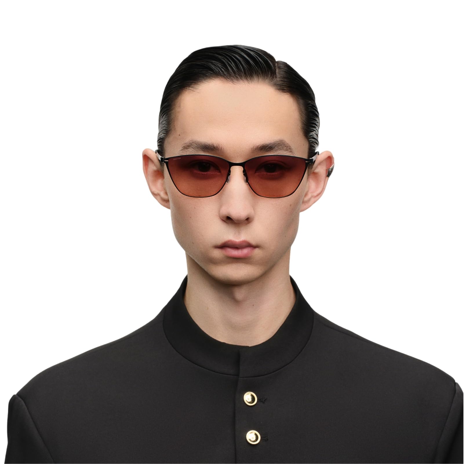 Screwless Cat-Eye Sunglasses for Women Men, Lightweight 18.4g Polarized Metal Shades with Anti-Slip Silicone Tips, UV400 Eyew