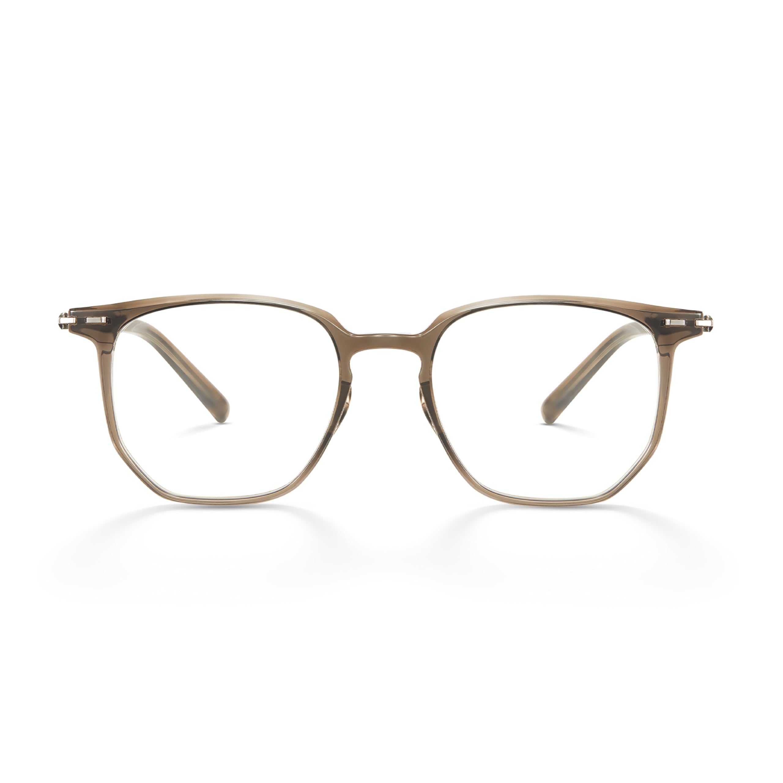 Ultem 9.6g Glasses Frames for Women Men, Lightweight Geometric Square Eyewear with Mortise-Tenon Hinge, Fashion Optical Frame