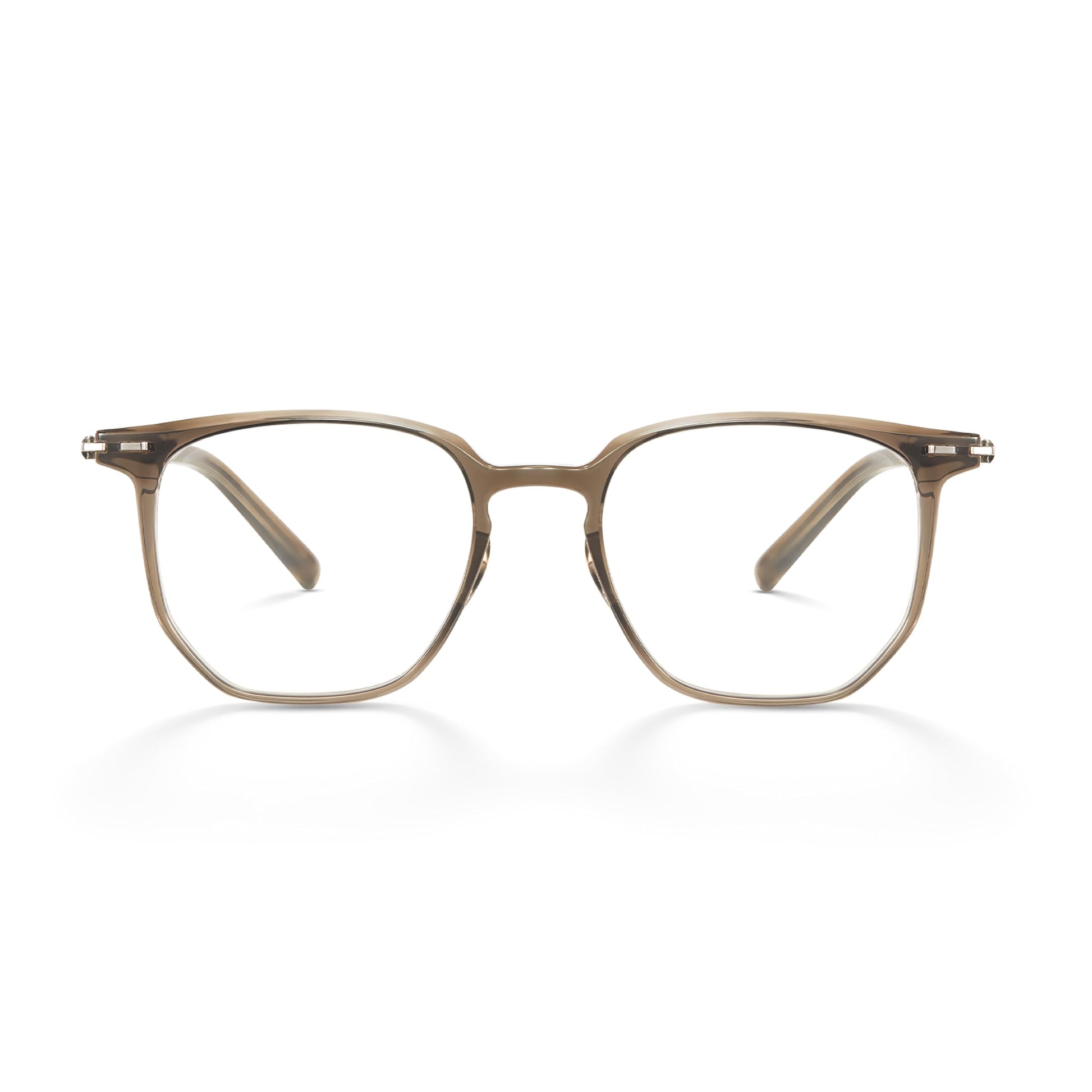Ultem 9.6g Glasses Frames for Women Men, Lightweight Geometric Square Eyewear with Mortise-Tenon Hinge, Fashion Optical Frame