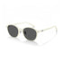 Retro Round Square Sunglasses for Women Men, Vintage Lightweight Shades for Driving, Travel & Fashion Accessories, Dark Apric