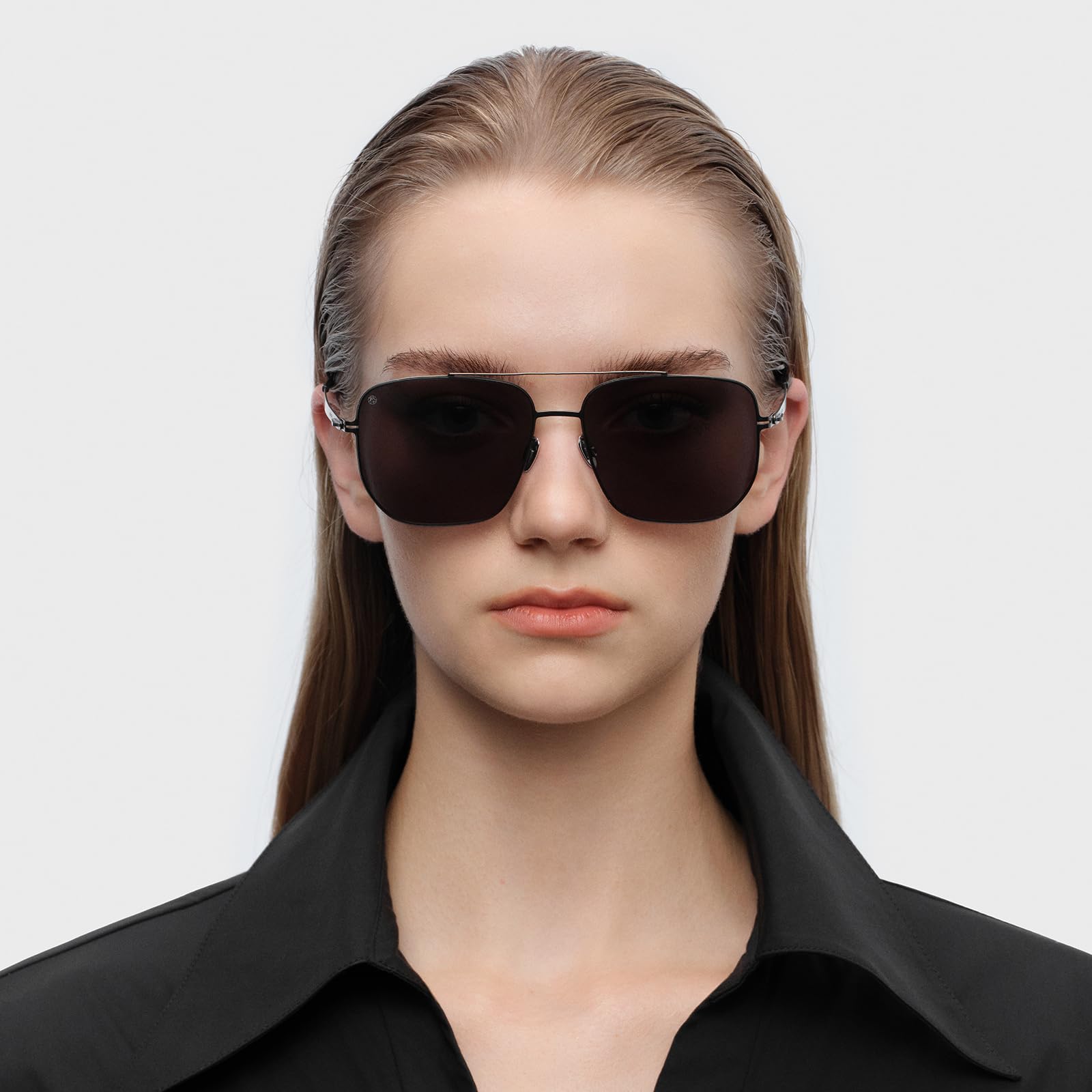 Retro Trendy Classic Aviator Sunglasses for Men Lightweight, Exclusive Eyewear Brand of EssilorLuxottica