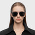 Retro Trendy Classic Aviator Sunglasses for Men Lightweight, Exclusive Eyewear Brand of EssilorLuxottica