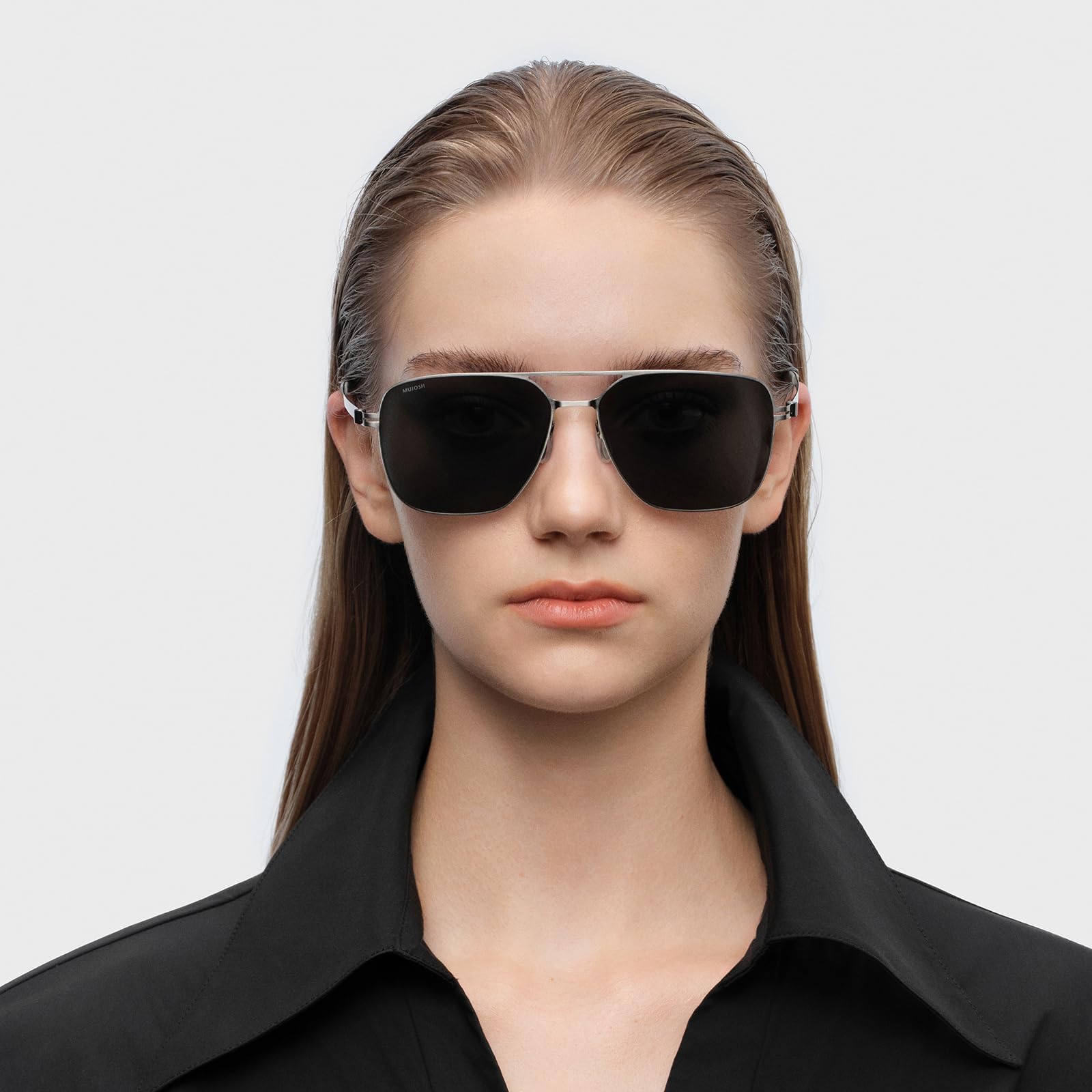 Retro Trendy Classic Aviator Sunglasses for Men Lightweight, Exclusive Eyewear Brand of EssilorLuxottica