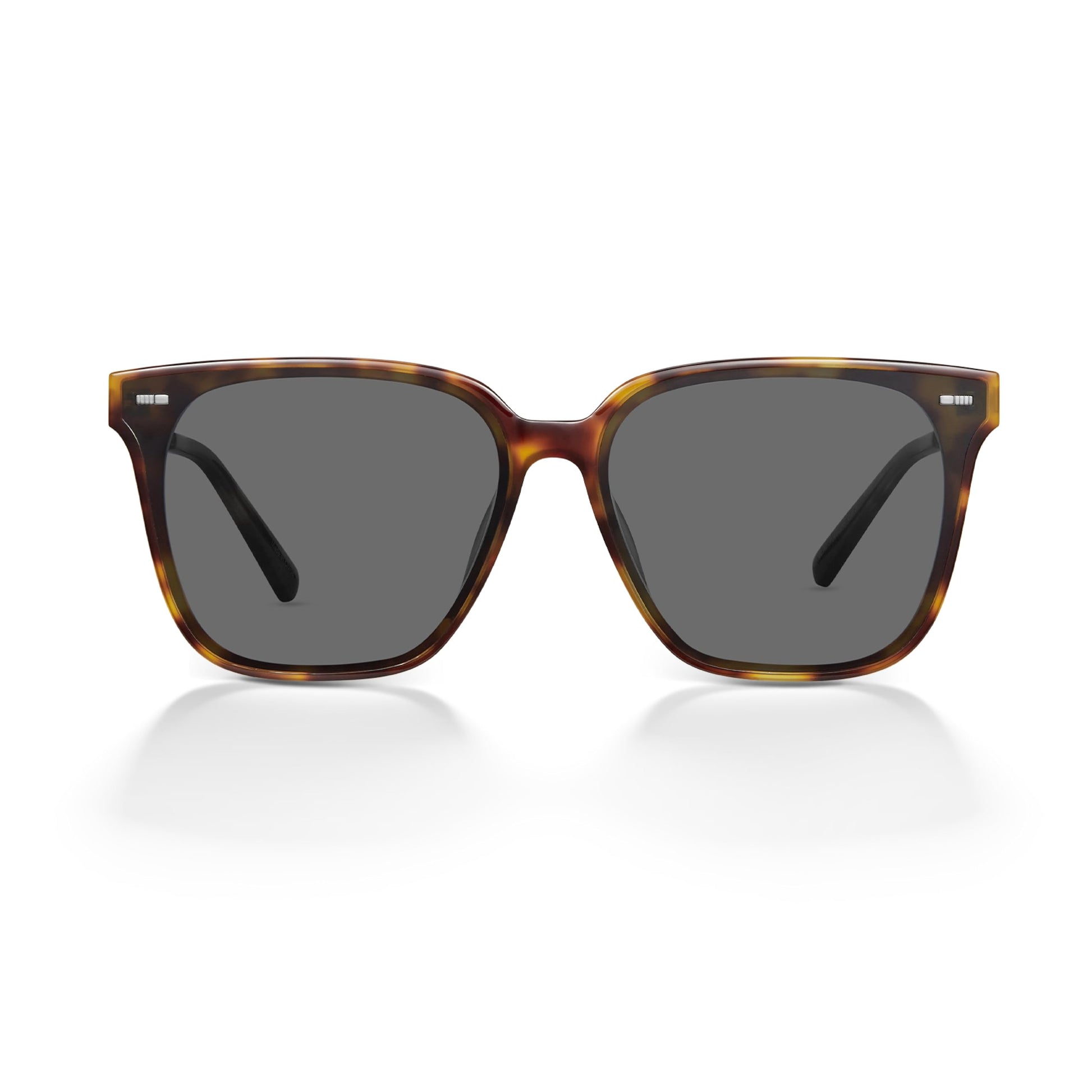 Retro Square Polarized Oversized Sunglasses UV400 Protection for Women Men