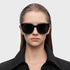 Retro Round Square Sunglasses for Women Men, Vintage Shades UV400 Protection, Exclusive Brand of EssilorLuxottica