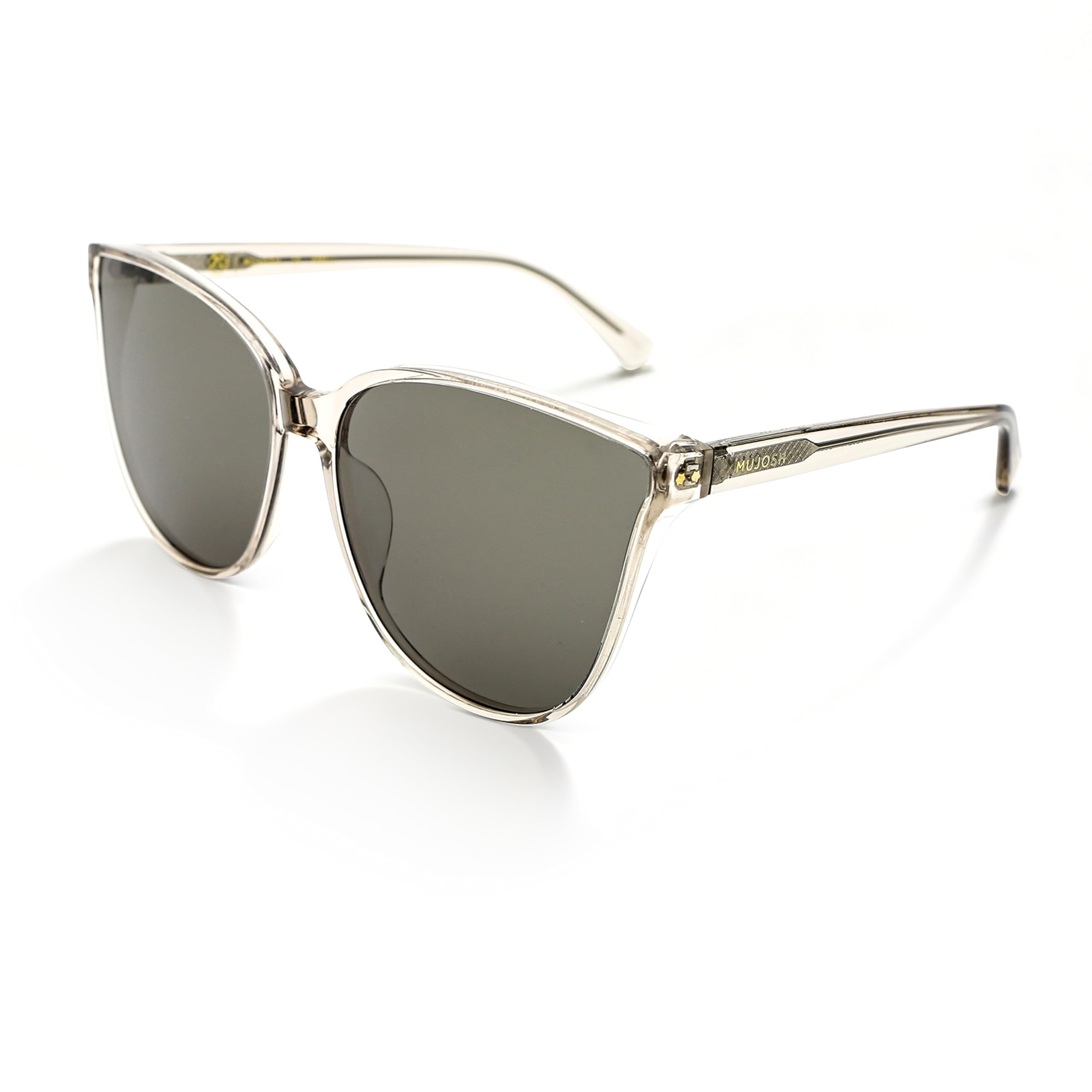 Oversized Sunglasses for Women Men, Trendy Tinted UV400 Shades with Comfortable Integrated Nose Pads for Party, Driving & Str