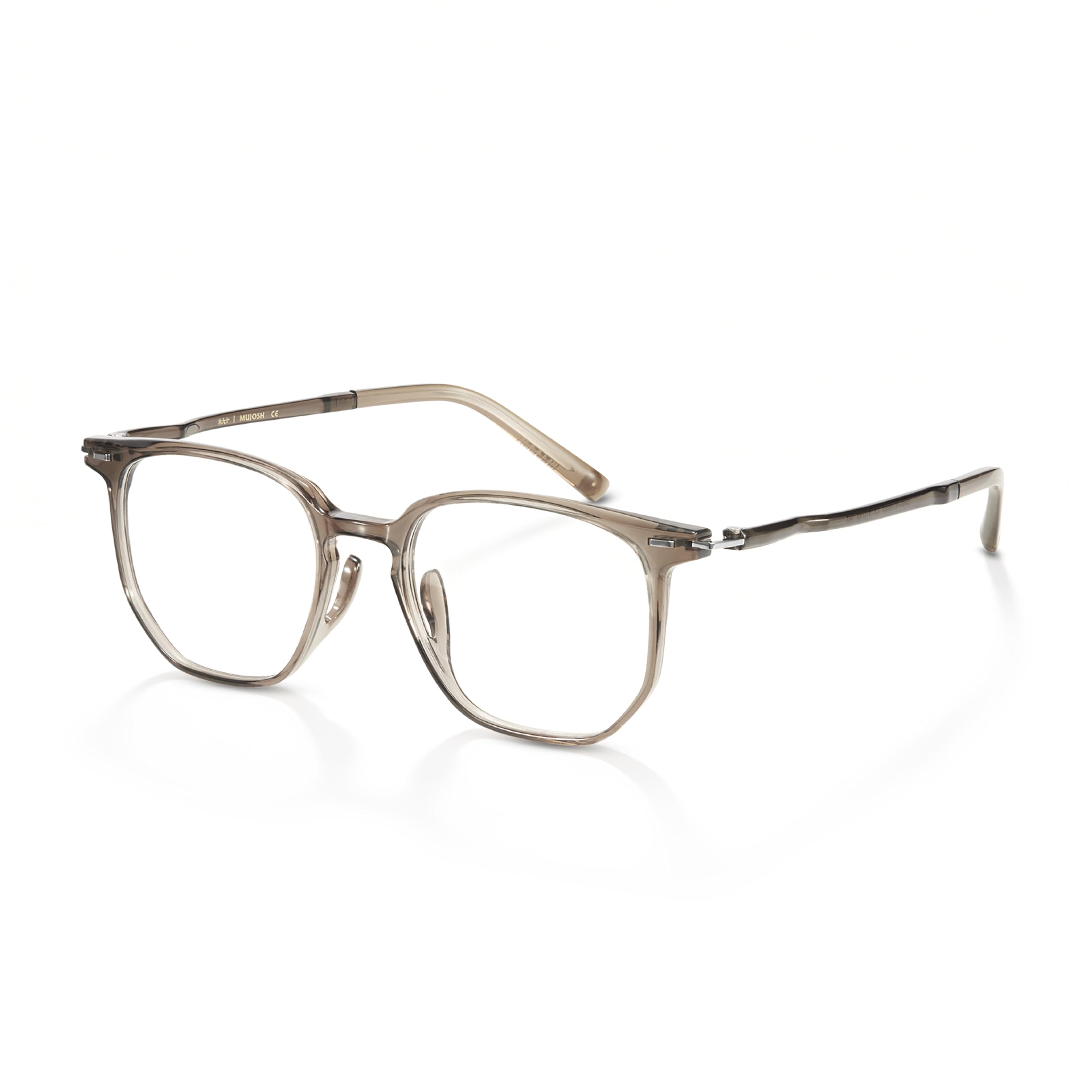 Ultem 9.6g Glasses Frames for Women Men, Lightweight Geometric Square Eyewear with Mortise-Tenon Hinge, Fashion Optical Frame
