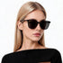 Square Folding Sunglasses for Women Men UV Protection Anti-Glare, Exclusive Eyewear Brand of EssilorLuxottica