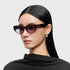 Vintage Narrow Cat-Eye Sunglasses for Women Men, Exclusive Eyewear Brand of EssilorLuxottica