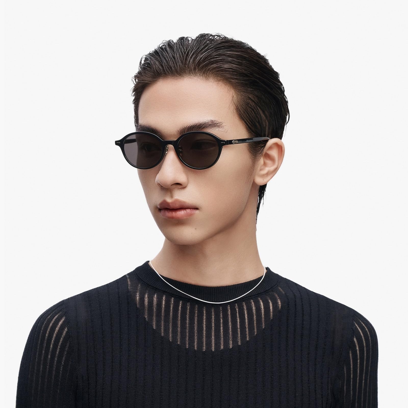 Retro Round Square Sunglasses for Women Men, Vintage Lightweight Shades for Driving, Travel & Fashion Accessories, Dark Apric
