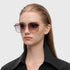 Trendy Oversized Square Sunglasses for Women Men, Retro Big Flat Lens UV Protection Shades for Travel & Fashion Accessories, 