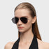 Retro Trendy Classic Aviator Sunglasses for Men Lightweight, Exclusive Eyewear Brand of EssilorLuxottica