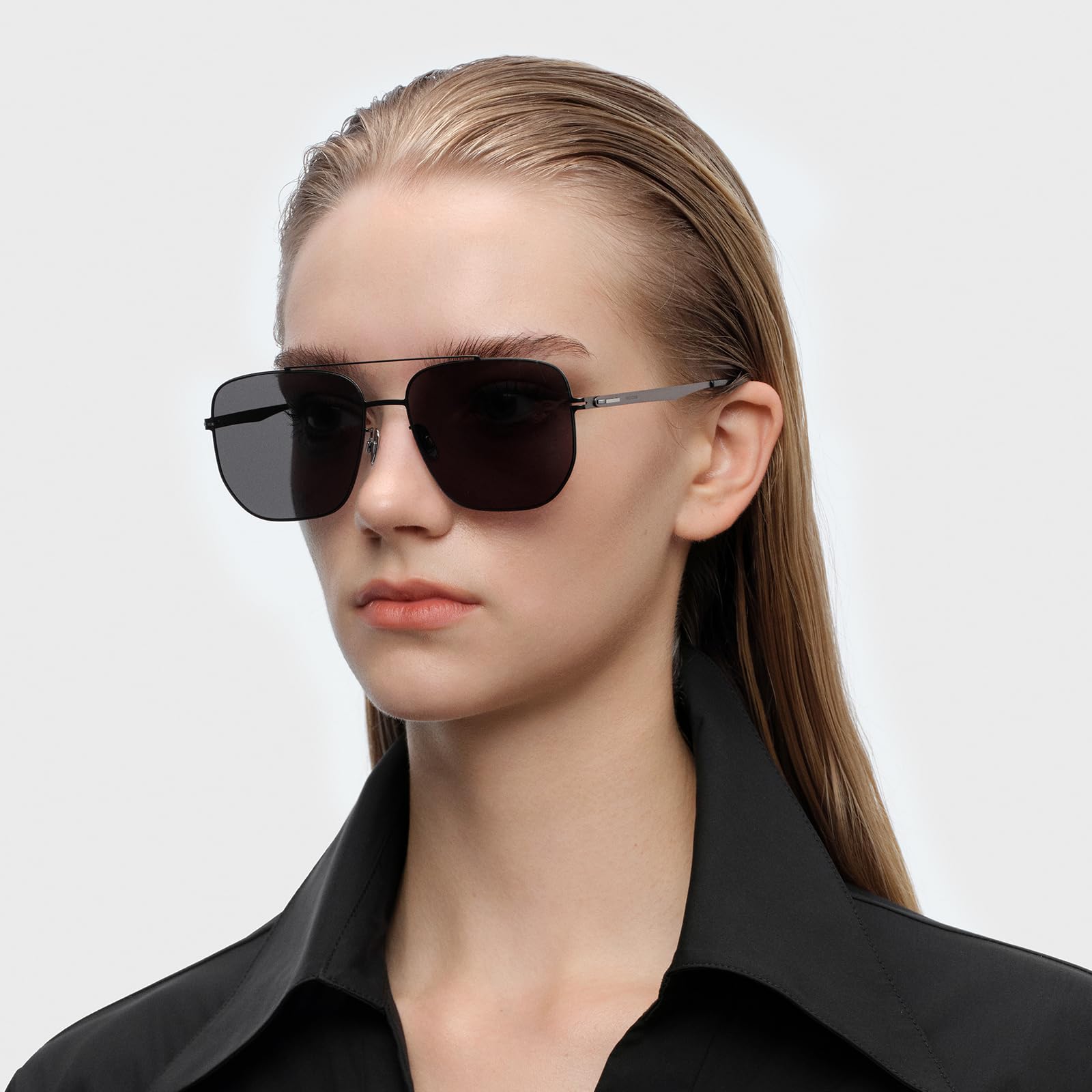 Retro Trendy Classic Aviator Sunglasses for Men Lightweight, Exclusive Eyewear Brand of EssilorLuxottica