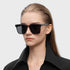 Trendy Square Oversized Polarized Sunglasses for Women Men, Exclusive Eyewear Brand of EssilorLuxottica