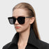Trendy Square Oversized Polarized Sunglasses for Women Men, Exclusive Eyewear Brand of EssilorLuxottica