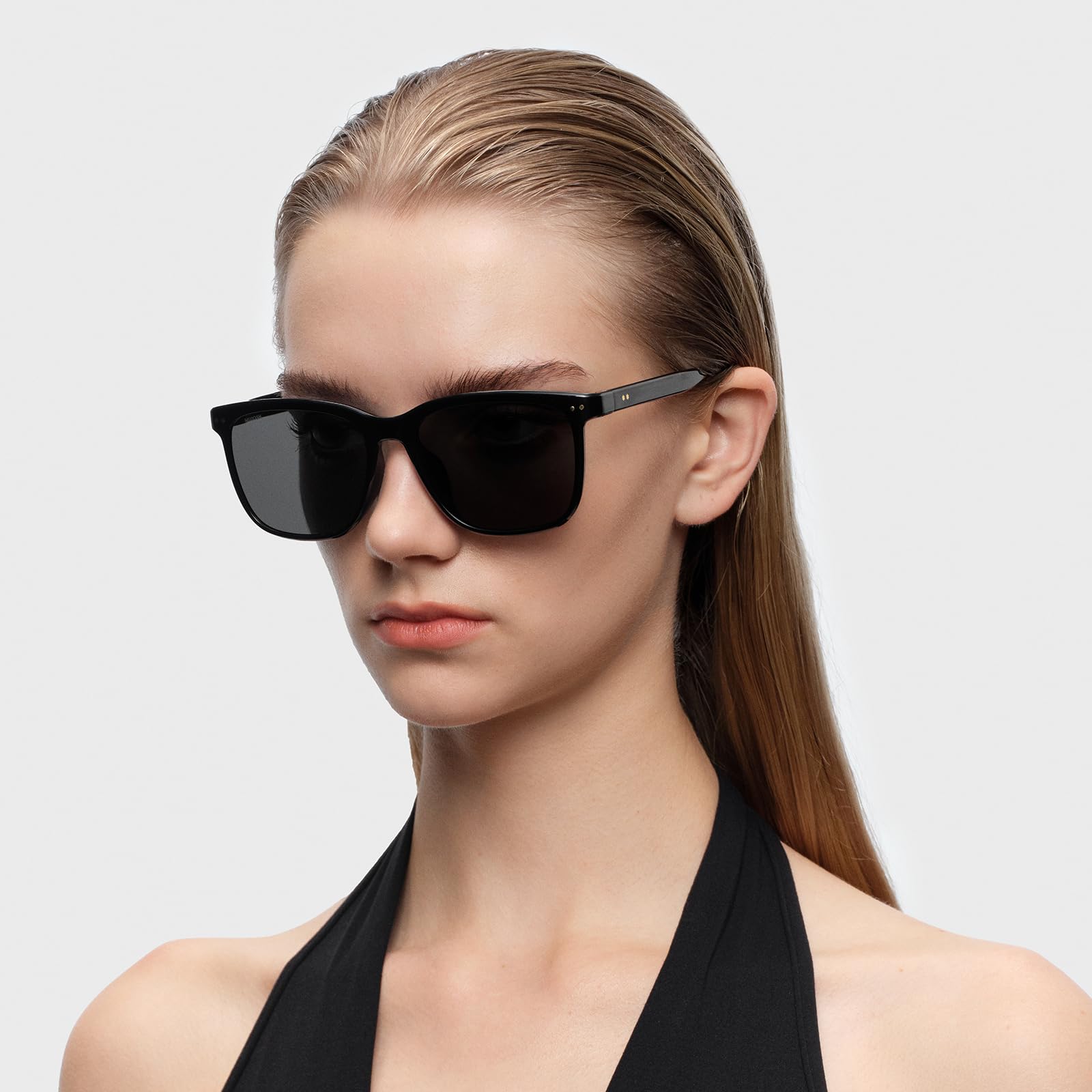 Trendy Square Oversized Polarized Sunglasses for Women Men, Exclusive Eyewear Brand of EssilorLuxottica