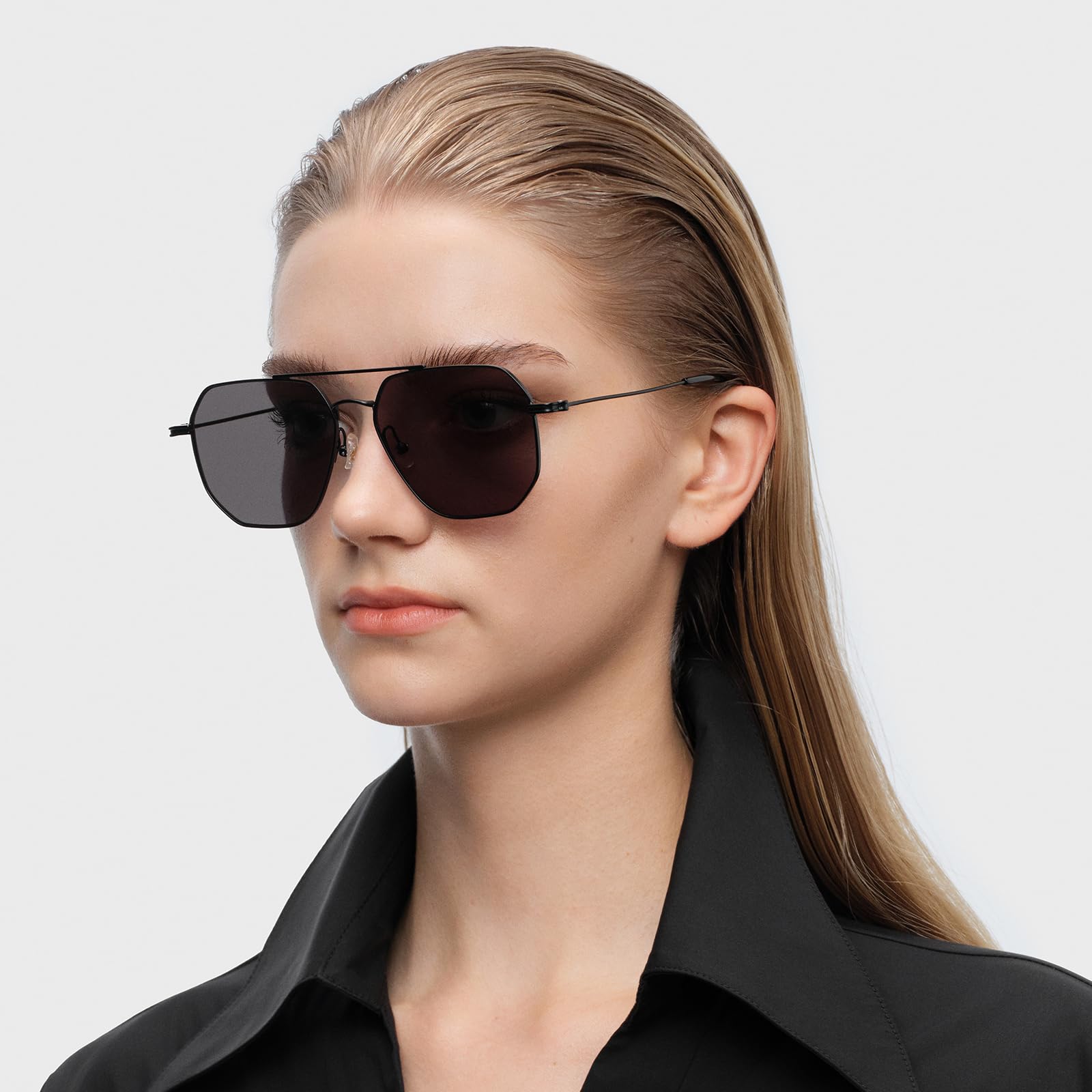 Retro Trendy Classic Aviator Sunglasses for Men Lightweight, Exclusive Eyewear Brand of EssilorLuxottica