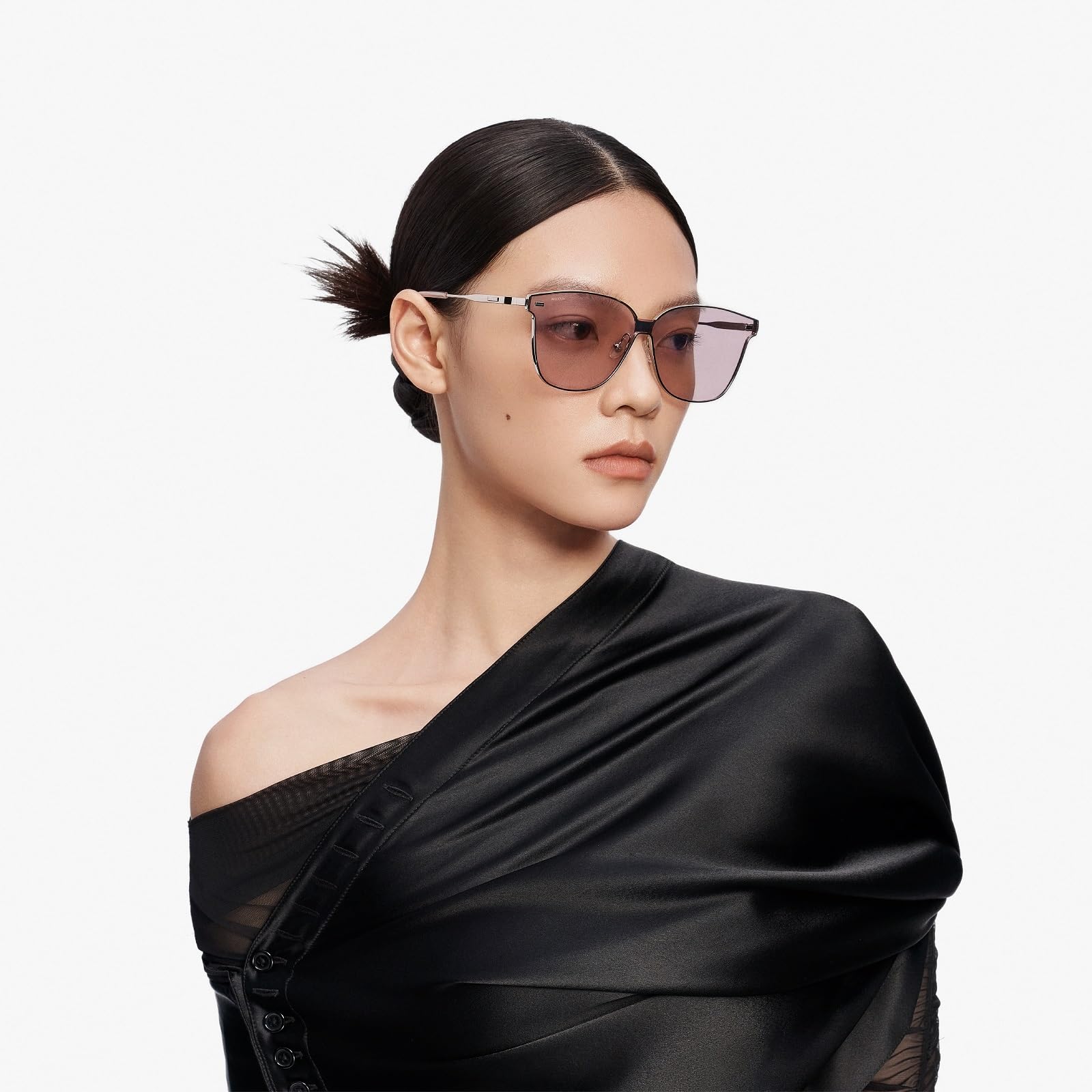 Retro Square Polarized Oversized Sunglasses UV400 Protection for Women Men