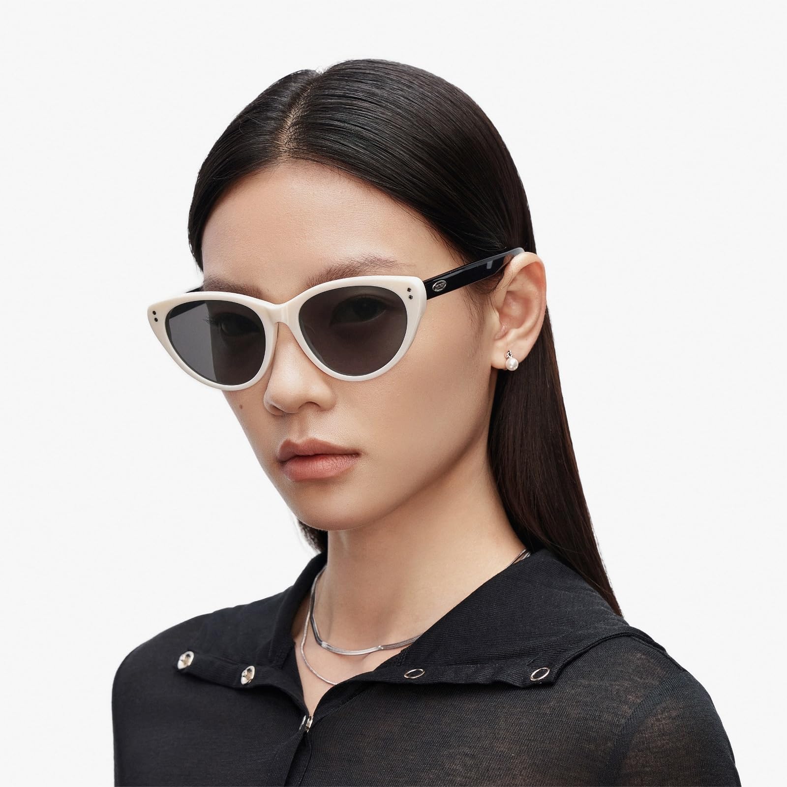 Vintage Cat-Eye Sunglasses for Women, Trendy Acetate Shades, UV Protection Eyewear for Driving, Party, Vacation & Fashion Acc