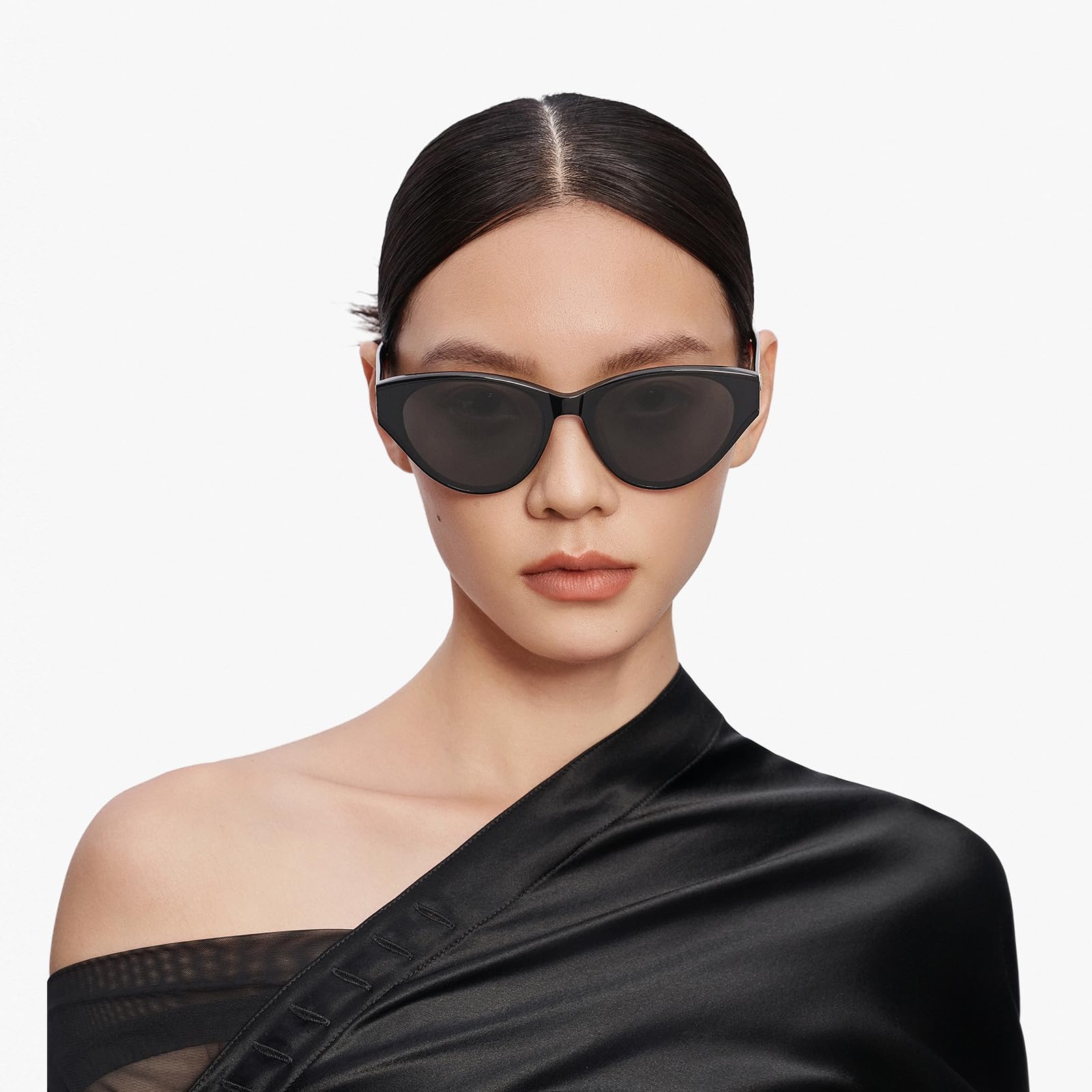 Retro Cat Eye Sunglasses for Women Men UV400 Protection | Exclusive Eyewear Brand of EssilorLuxottica, Trend-Forward Eyewear 