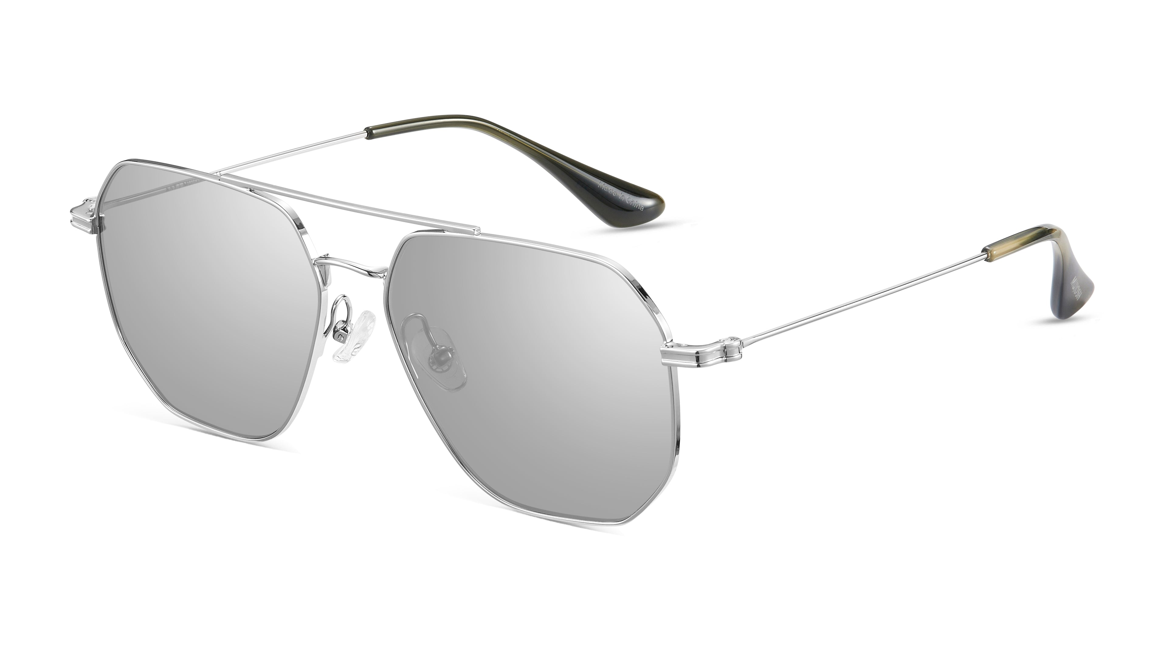Retro Trendy Aviator (Sliver)