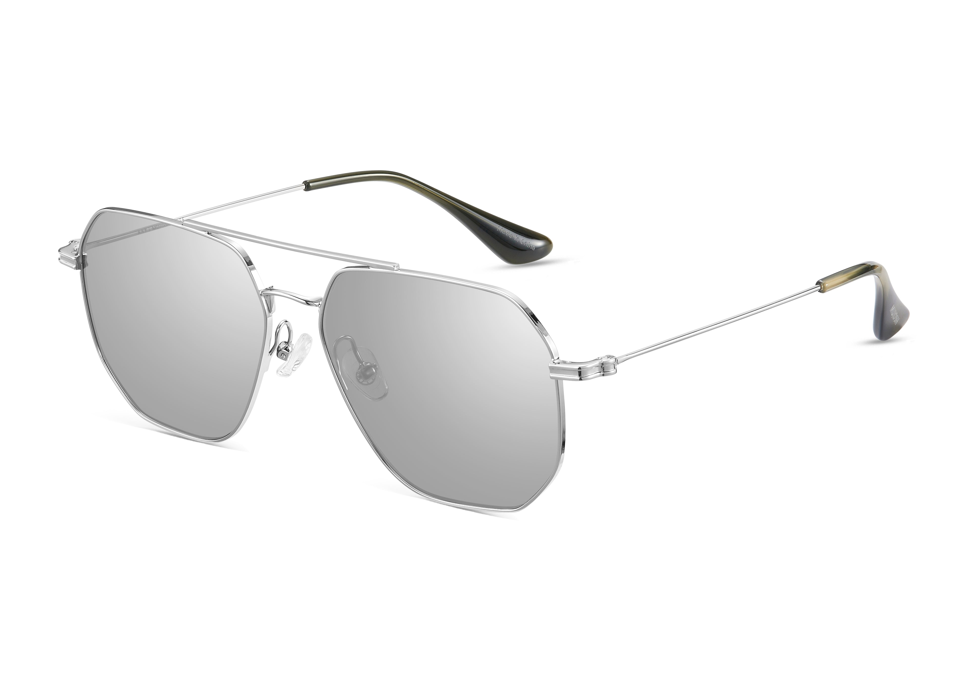 Retro Trendy Aviator (Sliver)