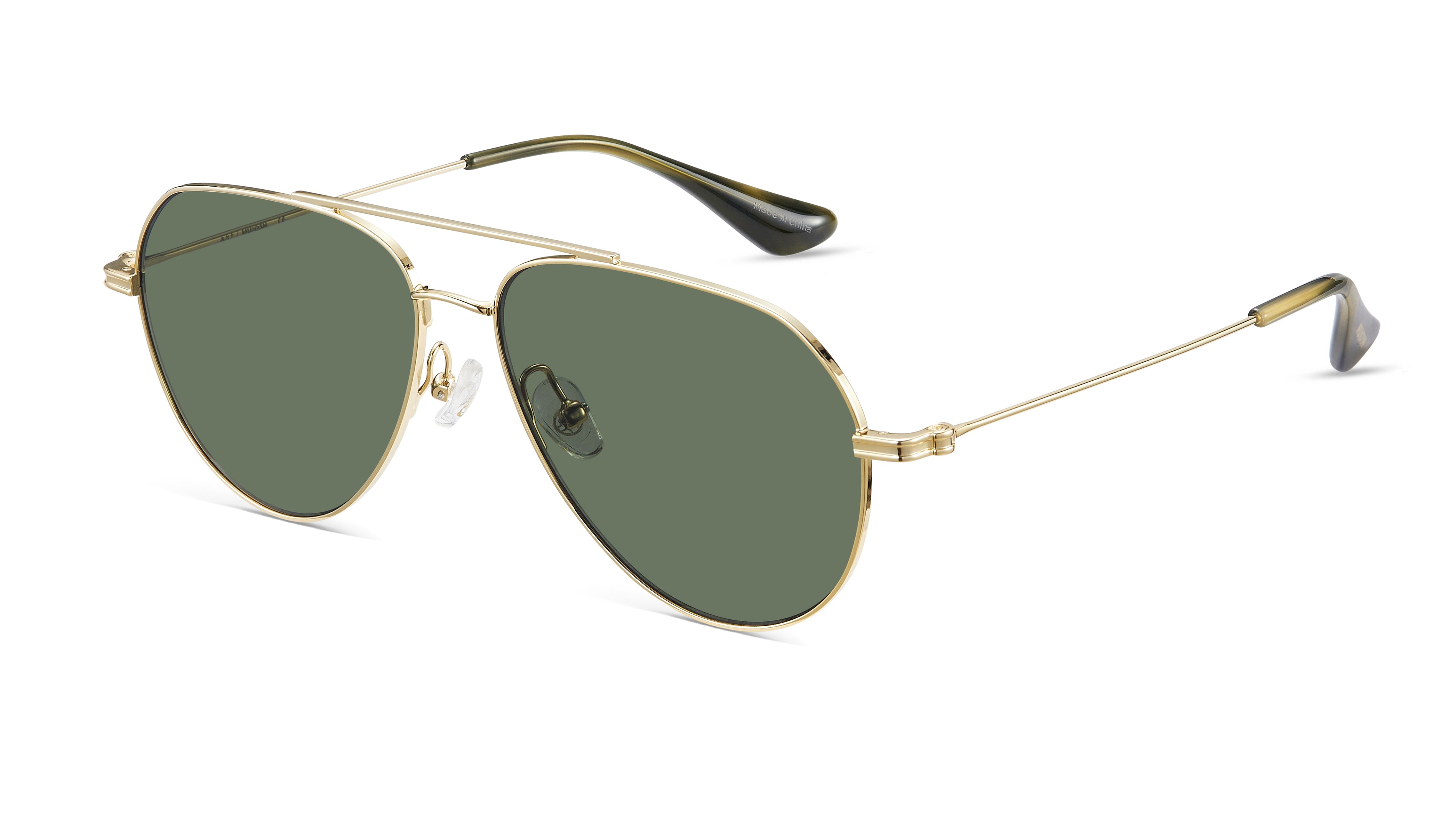 Retro Aviator Sunglasses（Golden)