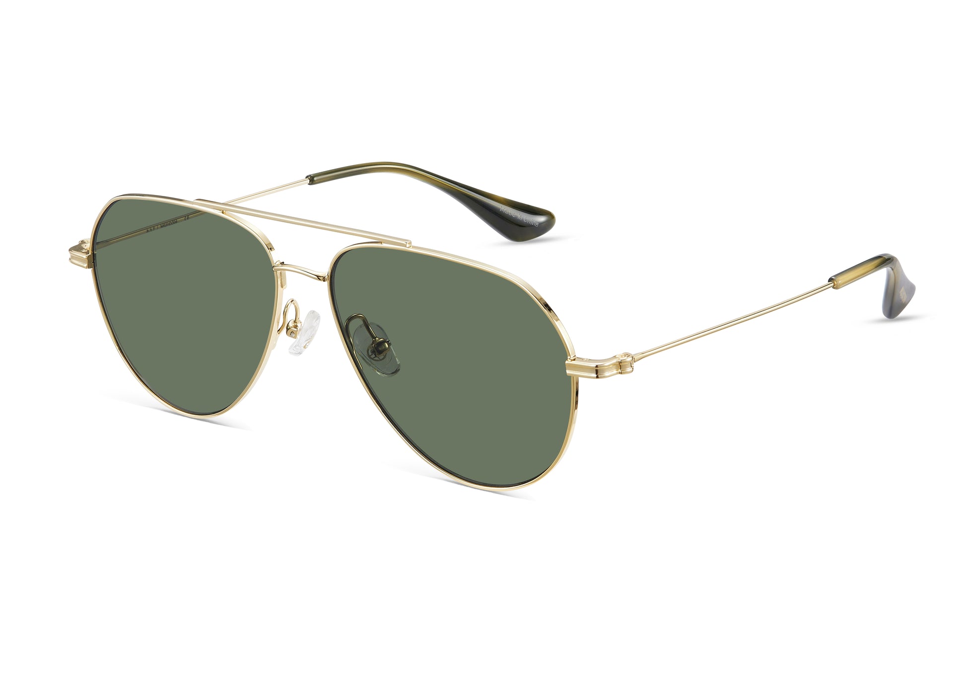 Retro Aviator Sunglasses（Golden)