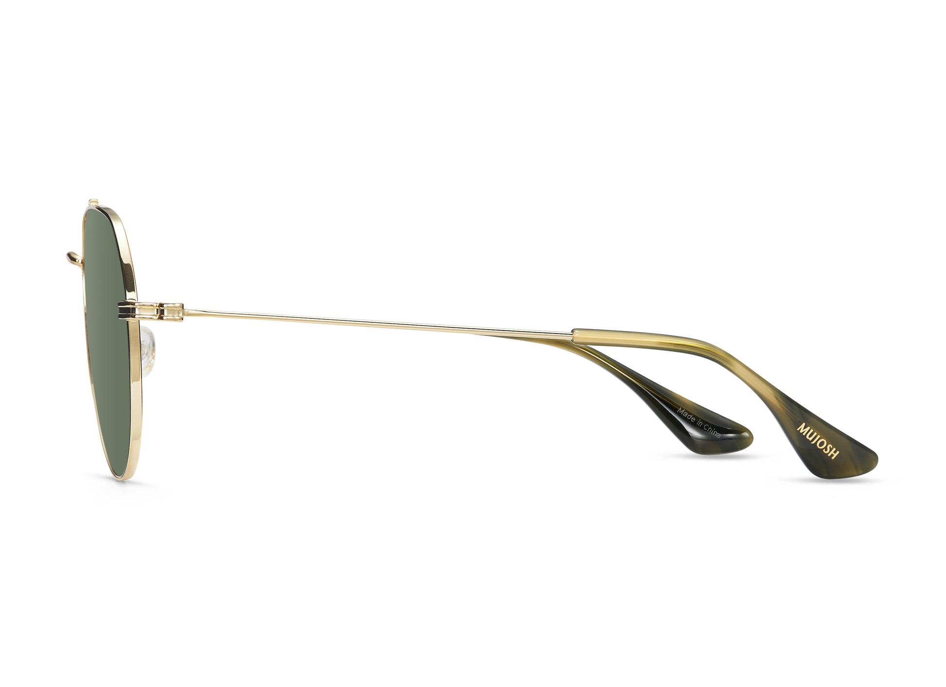 Retro Aviator Sunglasses（Golden)